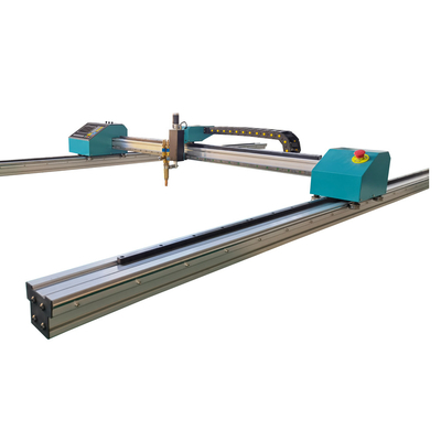 Metalen 2-20 mm Gantry Cnc-plasmasnijmachine met dubbele aandrijving